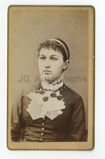 19th Century Fashion - 1800s Carte-de-visite Photo Poster painting - S. Towle of Lowell, MA