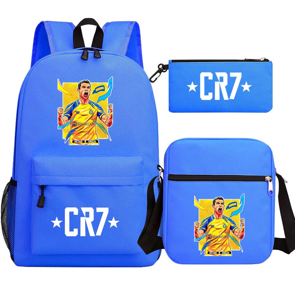 Mayoulove Cristiano Ronaldo Backpack Durable Design for School and Outdoor Activities-Mayoulove