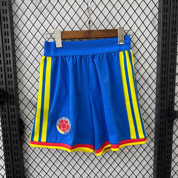 2026-27 Colombia Blue Shorts Jersey - Player Version