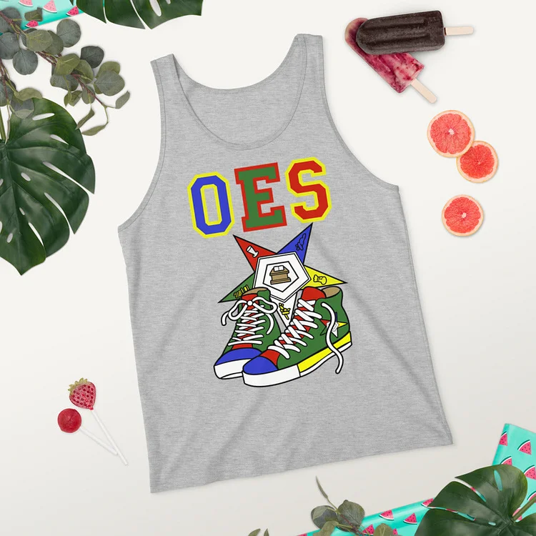 Order of the Eastern Star OES Style Unisex Tank Top