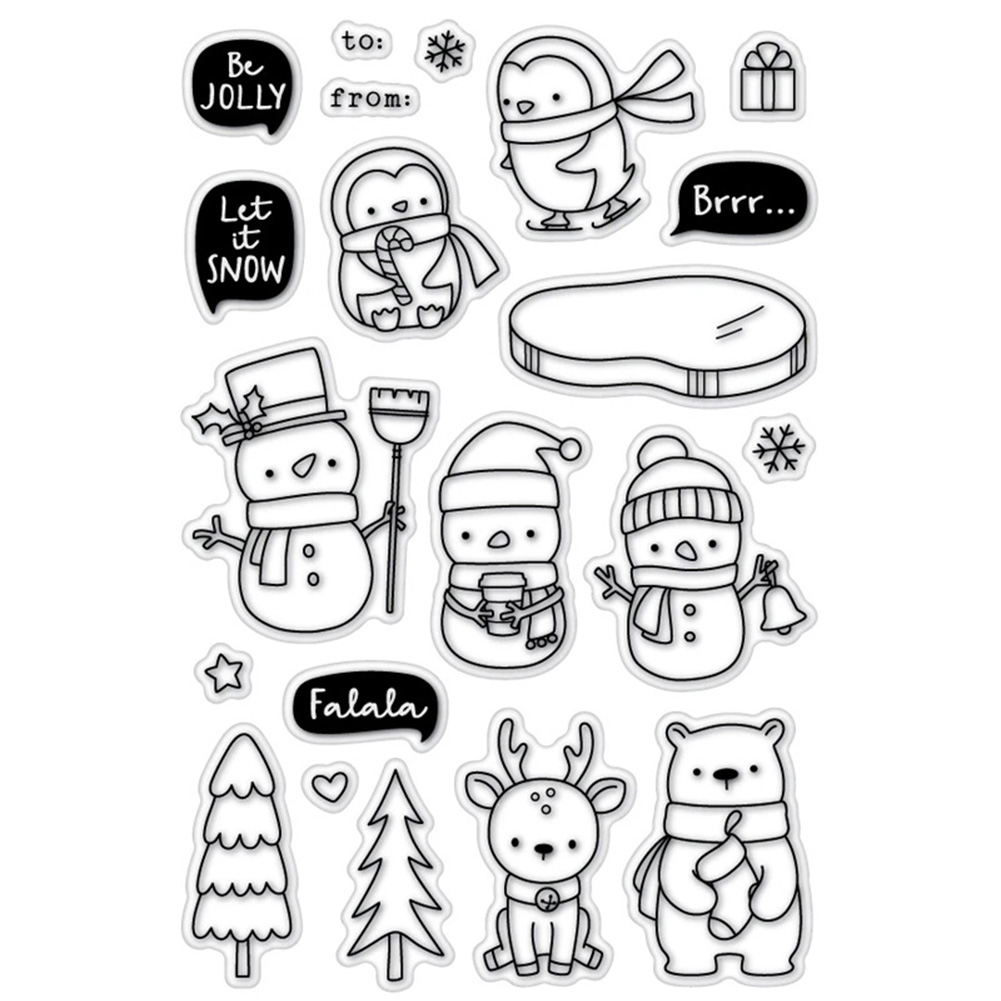 

Cute Christmas Snowman (Seal) - Paper Craft Cutting Dies, 501 Original