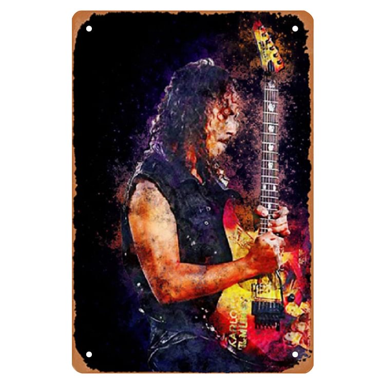 【20*30cm/30*40cm】Kirk Hammett - Vintage Tin Signs/Wooden Signs