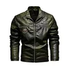 New Men's Motorcycle Leather Jacket