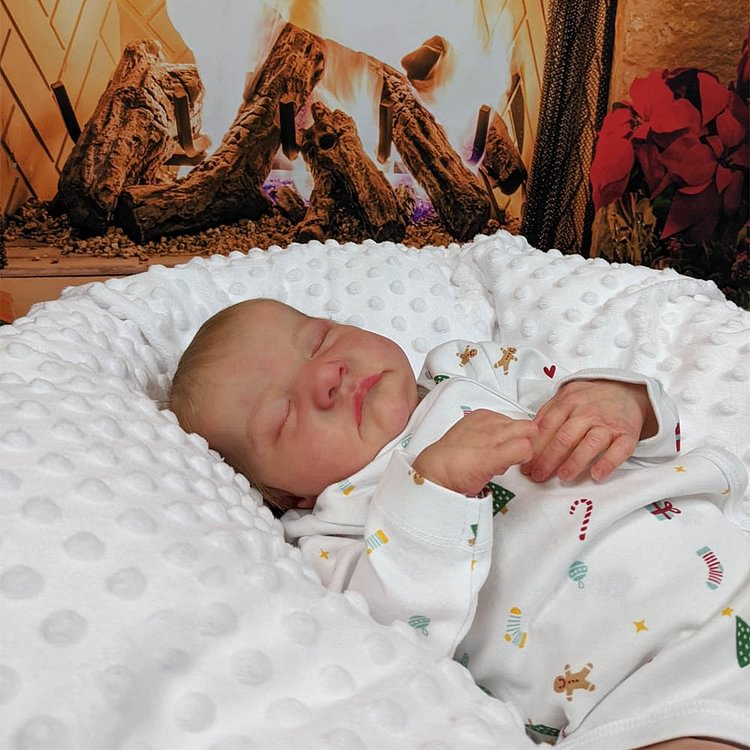  [Heartbeat and coo] 20" Reborn Newborn Baby Doll Boy Joannes with Artificial Chip That can Make Adorable Baby Sound - Reborndollsshop.com®-Reborndollsshop®
