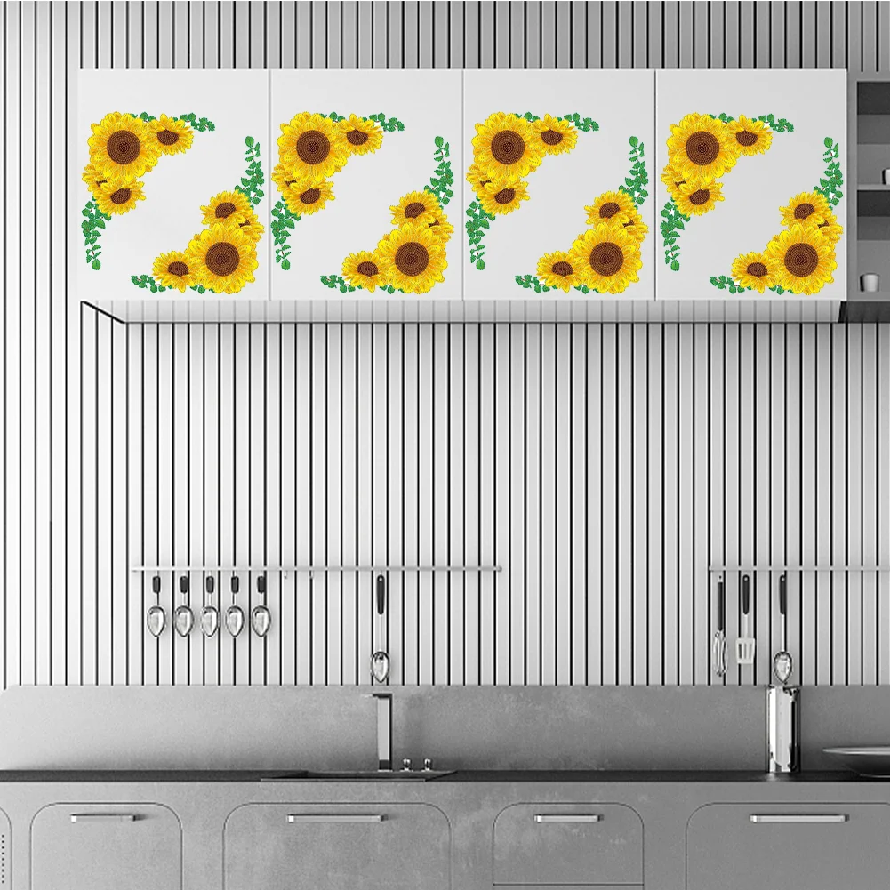 Sunflower DIY Diamonds Painting Sticker Art Crafts Mosaic Paster for Child Gift