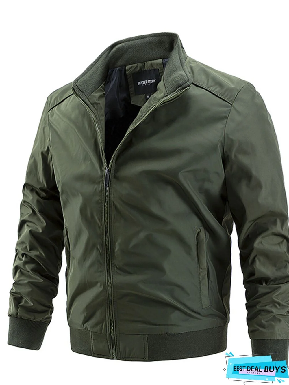 Men's Casual Solid Color Thin Jacket Coat