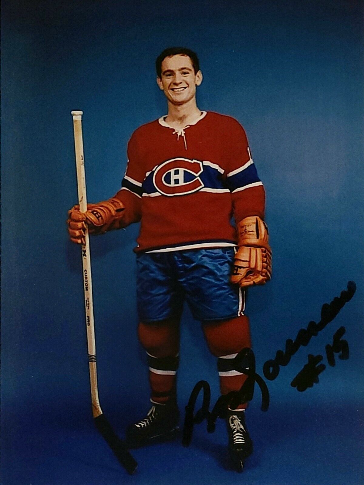 Bobby Rousseau Hand Signed Autograph Photo Poster painting Montreal Canadiens NHL Hockey Player
