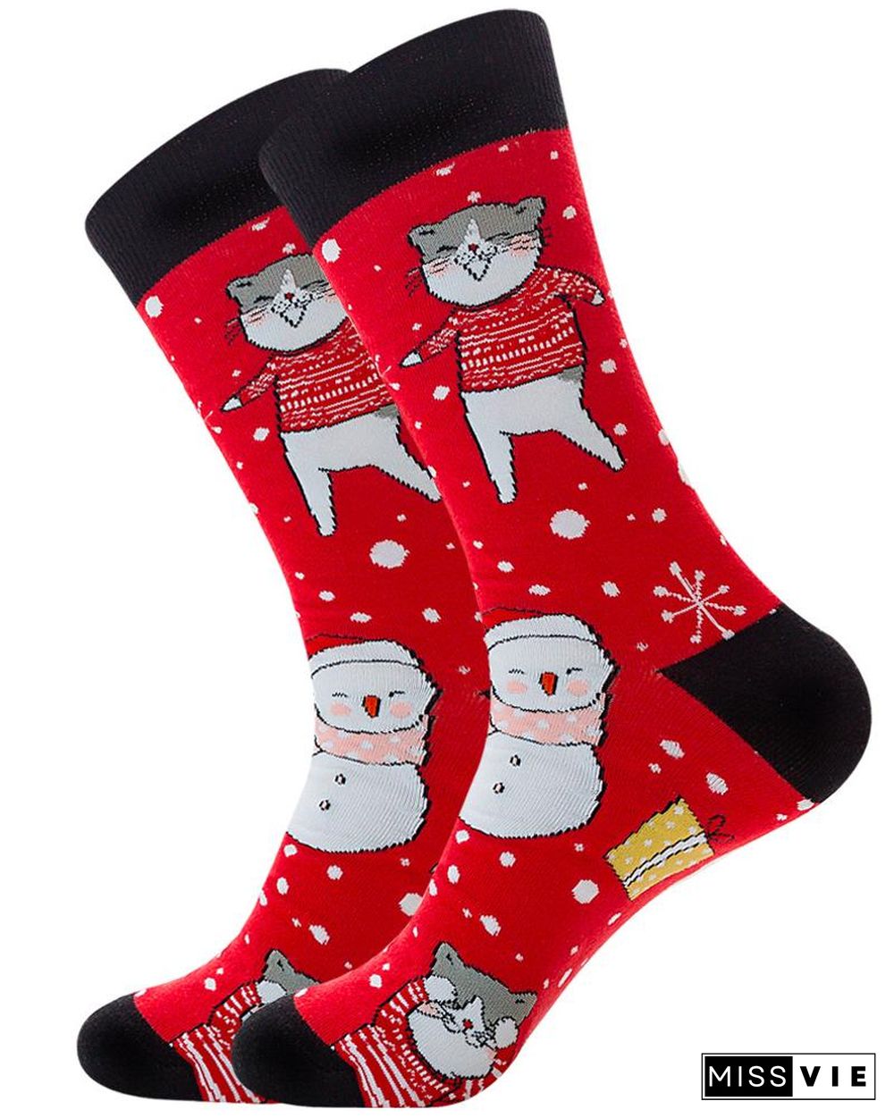 Christmas Mixed Print Men Socks