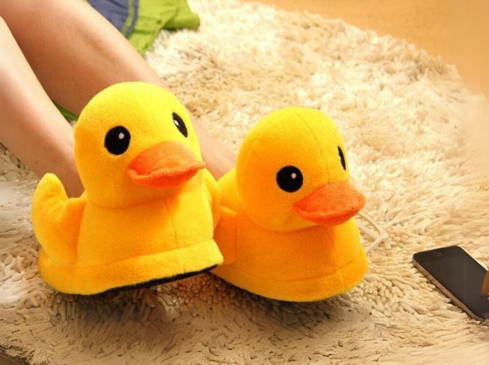 DUCK OPEN-HEELED SLIPPERS