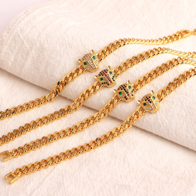 Minimalist Zircon Electroplating Bangles