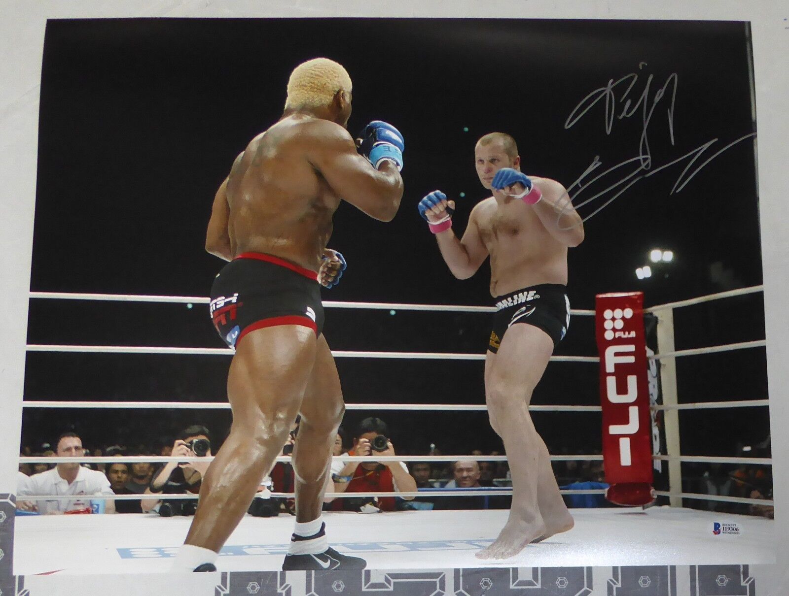 Fedor Emelianenko Signed 16x20 Photo Poster painting BAS Beckett COA Pride FC vs Kevin Randleman