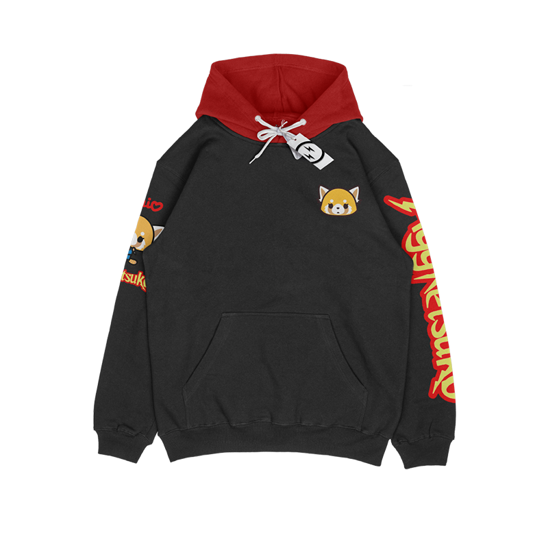 Japanese Raccoon Printed Men's Hoodie