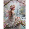(Multi-Style) Butterfly Fairy-11CT/14CT Stamped Cross Stitch