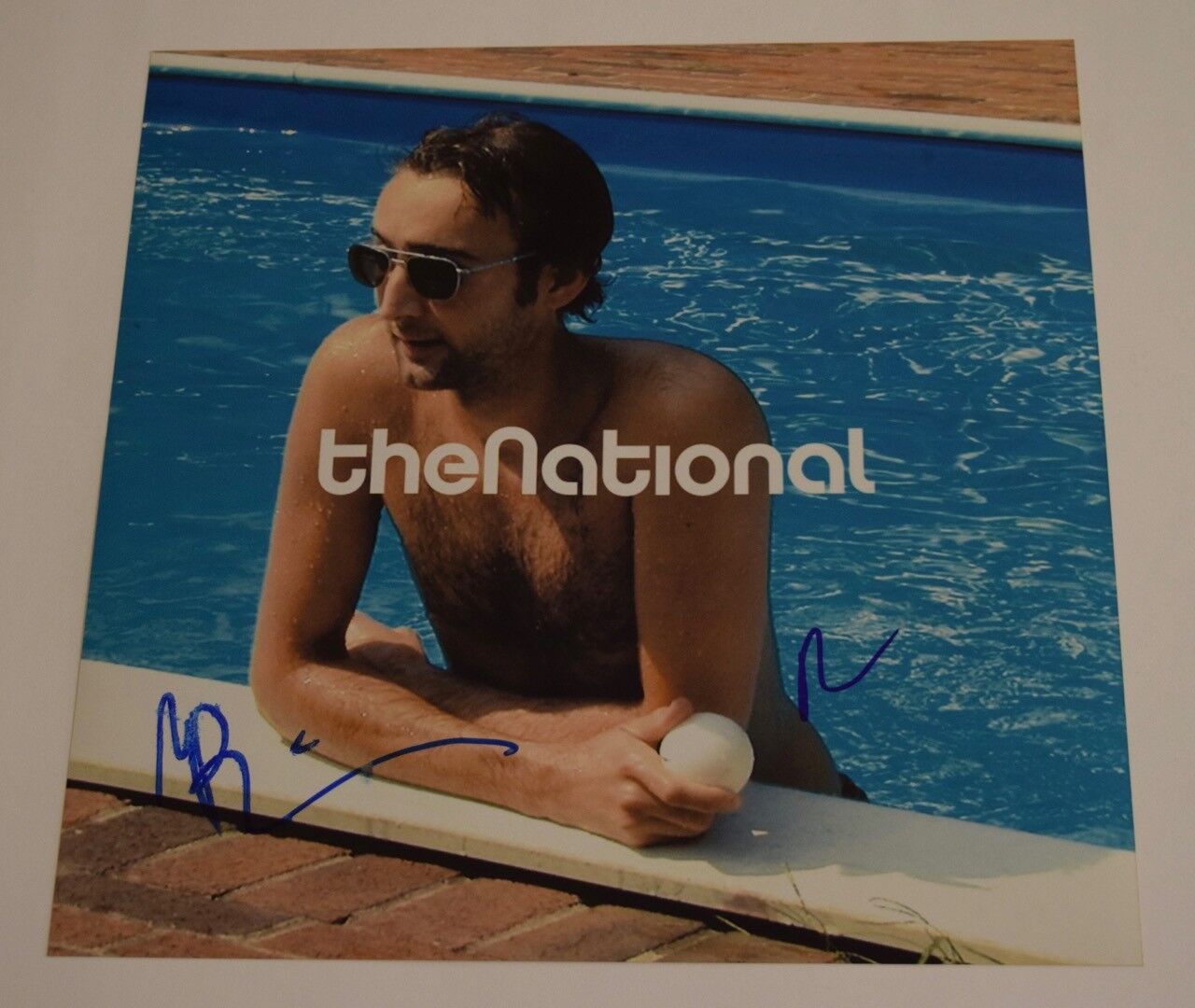 Matt Berninger & Bryce Signed THE NATIONAL 12X12 Album Flat Photo Poster painting COA VD