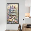 (45*75cm)Flower Birdhouse - Full Square Drill Diamond Painting