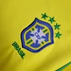 2002 Retro Kids Size Brazil Home Soccer Jersey 