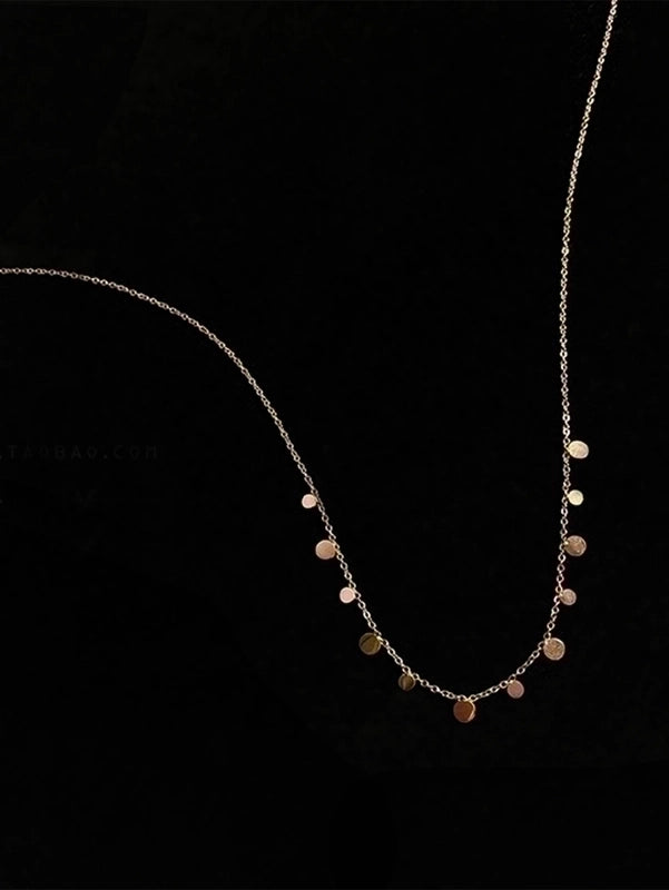 Minimalist Round Stainless Steel Necklace