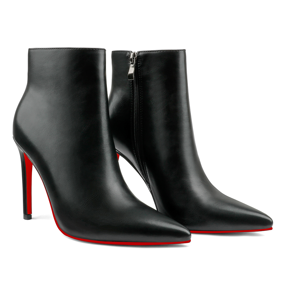 Red Bottom Ankle Boots