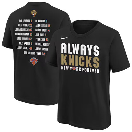 Men's New York Knicks Nike Black 2026 NBA Finals Champions