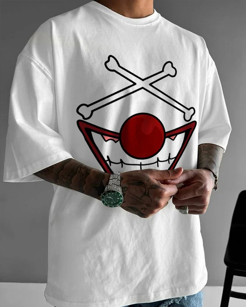 Unisex Anime Print T-Shirt