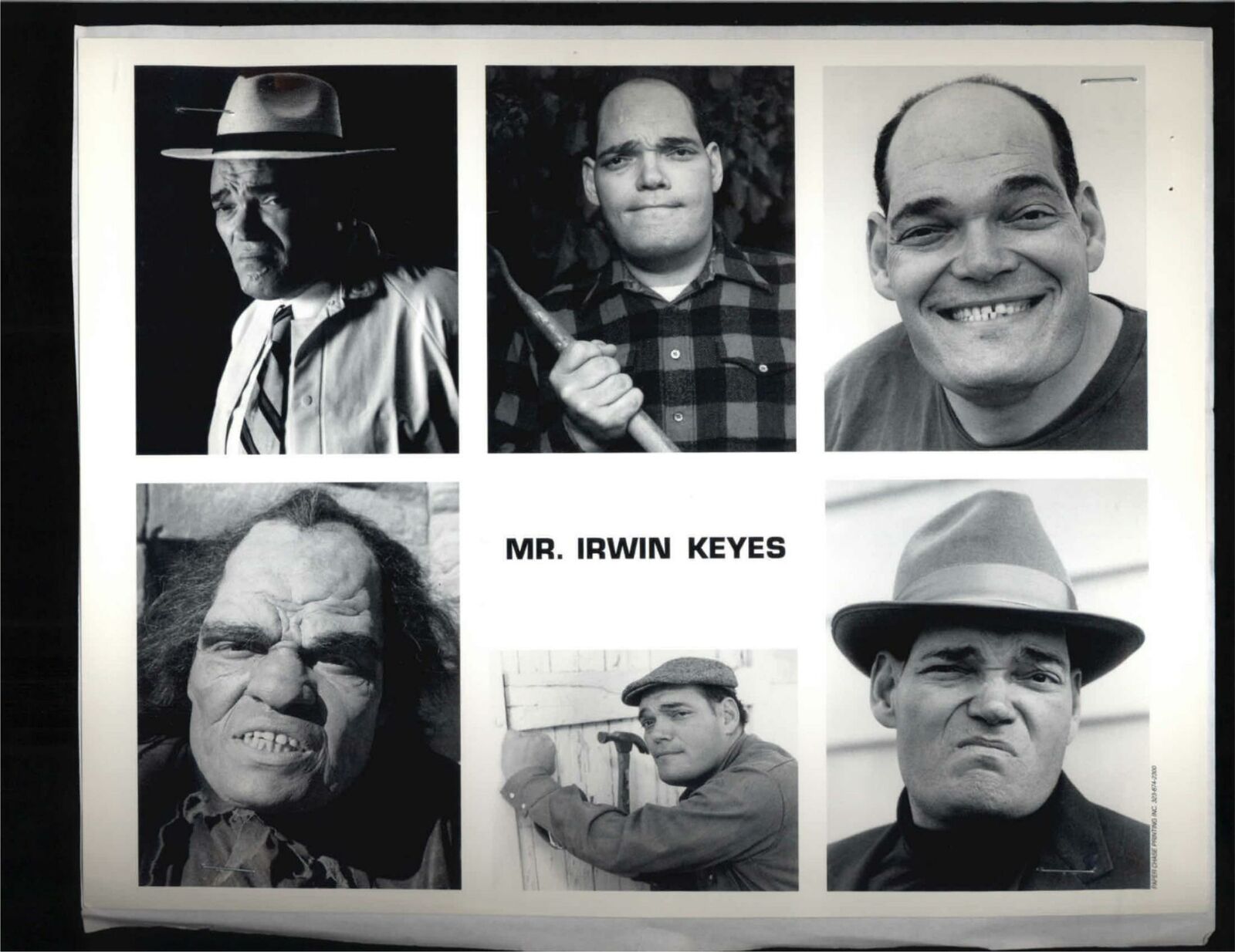 Irwin Keyes - 8x10 Headshot Photo Poster painting w/ Resume - The Warriors - RARE