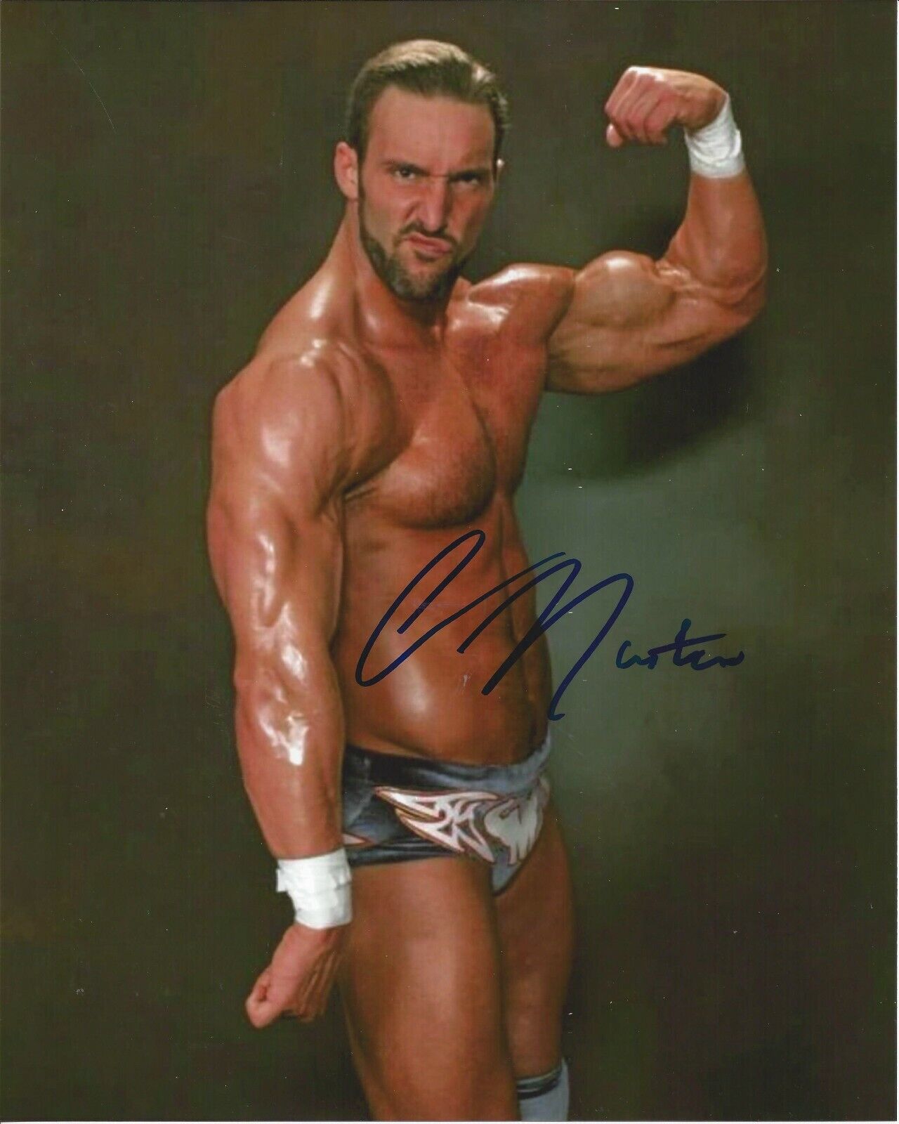 Chris Masters Autographed 8x10 WWE WWF  Ship 3