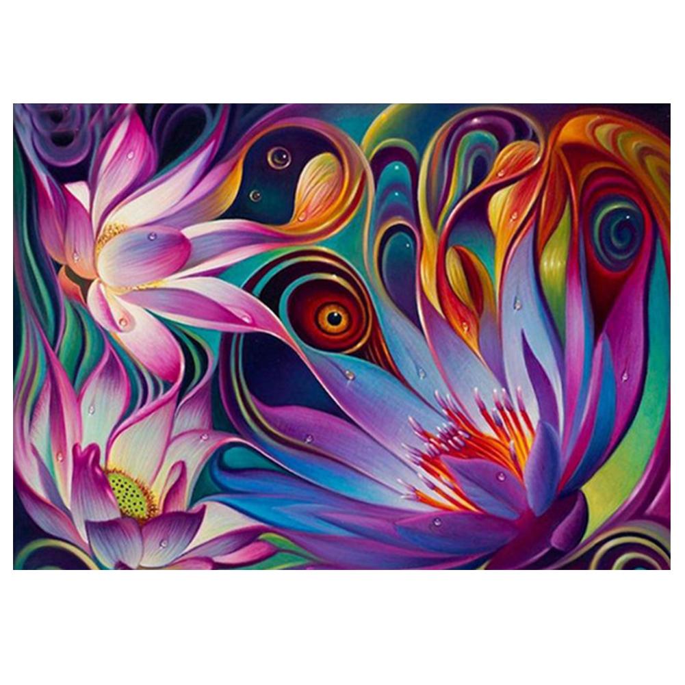 

40*30CM - Colorful - Round Drill Diamond Painting, 501 Original
