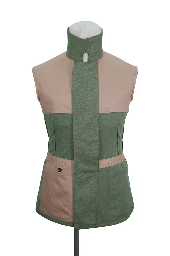   Polizei German General Officer Mottled Green Summer Service Tunic (6 buttons) German-Uniform