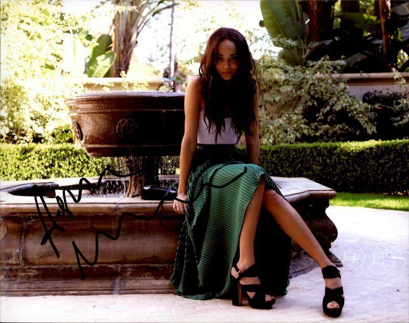 Ashley Madekwe authentic signed celebrity 8x10 Photo Poster painting W/Cert Autographed C6