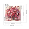 Rosenstrauß - speziell geformte Diamond Painting - 30*30cm