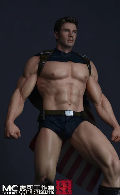 In-stock MC Studio - Marvel Captain America 1/6 Statue(GK) (Adult 18+)-
