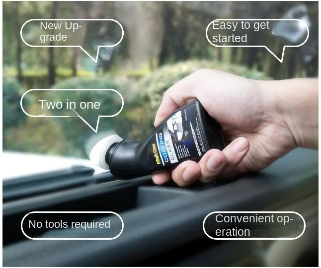 Car windshield defogging crystal plating liquid