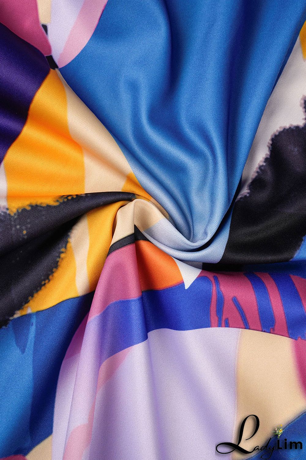 Black White Casual Street Print Spaghetti Strap Loose Jumpsuits