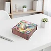 Diamond Painting Wooden Hummingbird 4 Slots Diamond Painting Storage Box for Adult Beginner
