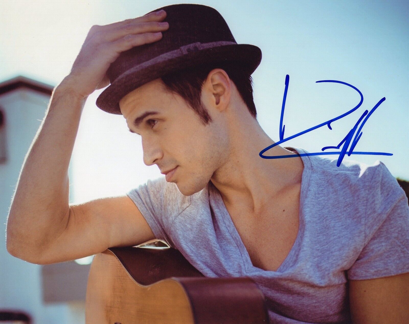 Kris Allen signed 8x10 Photo Poster painting w/COA Music Star American Idol Brand New Shoes