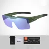 Cycling Glasses Polarized Color Changing Flip Cover Myopia Set Goggles