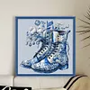 Blue And White Porcelain-Boots-11CT Stamped Cross Stitch 40*40cm/15.75*15.75in