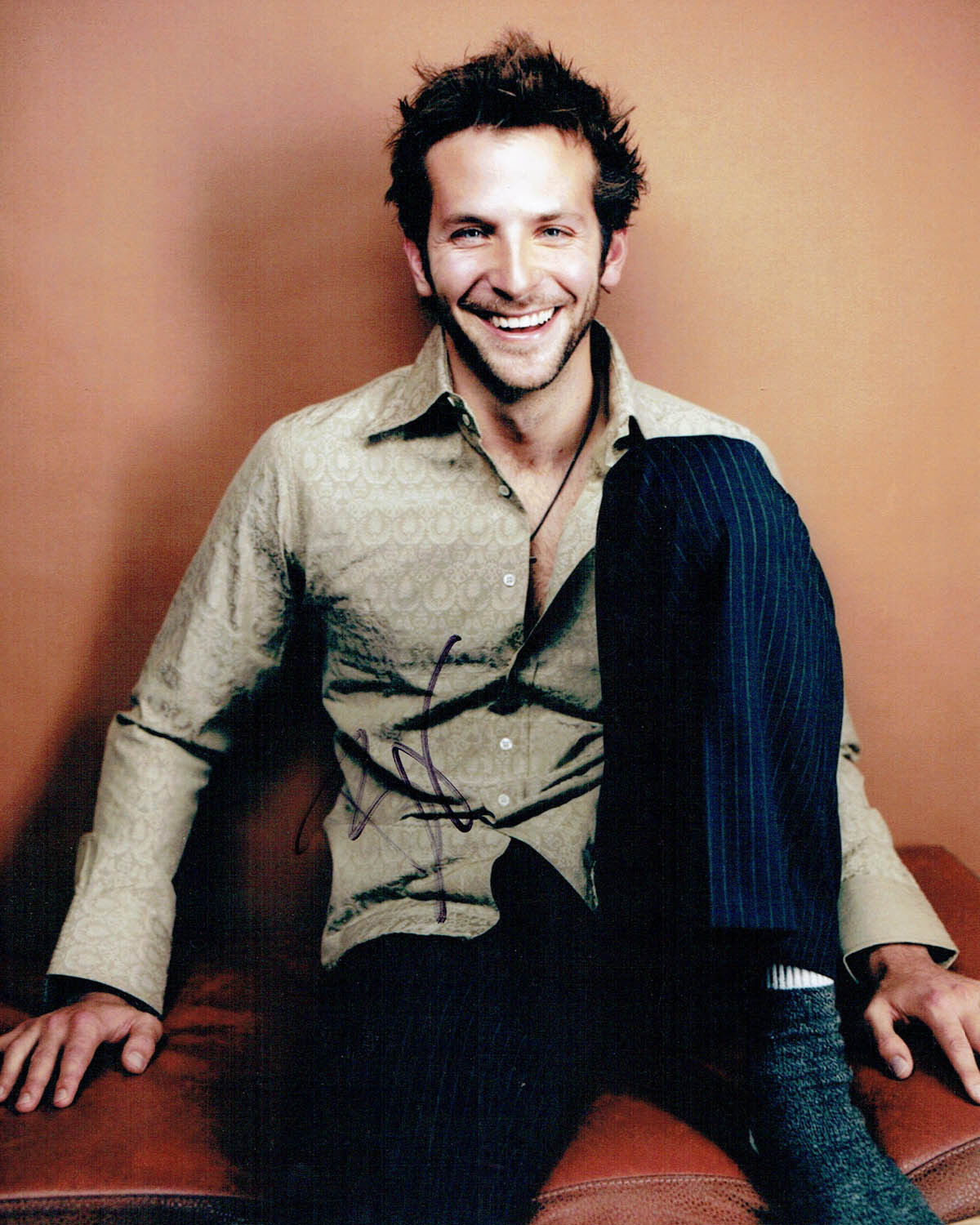 Bradley COOPER SIGNED Autograph 10x8 Photo Poster painting AFTAL COA The Hangover Actor