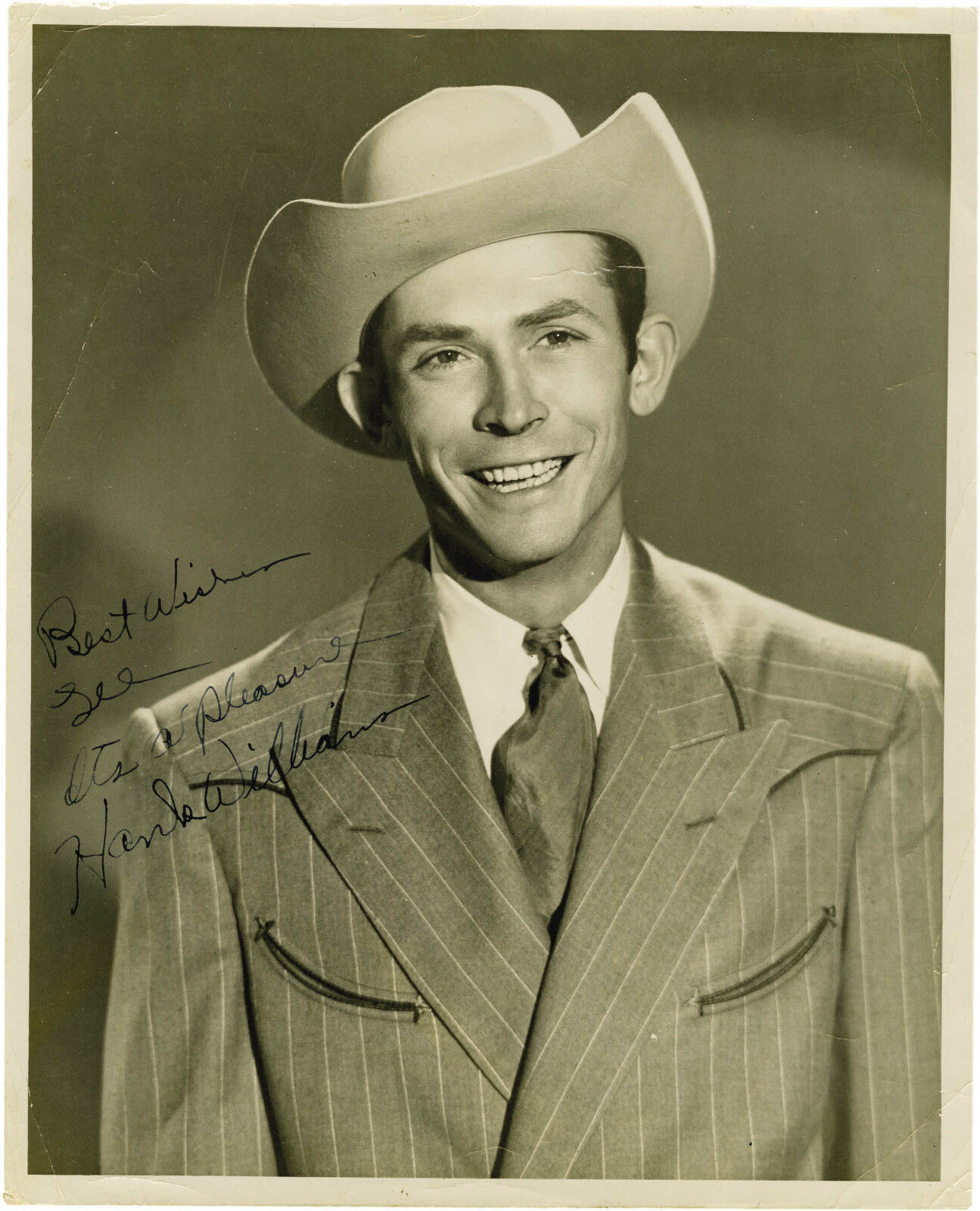 HANK WILLIAMS Signed Photo Poster paintinggraph - Country Musician - preprint