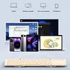 Bluetooth Wireless Folding Keyboard, With Touchpad And Stand, Can Switch Three Devices Compatible With Windows, Android, iOS and Mac