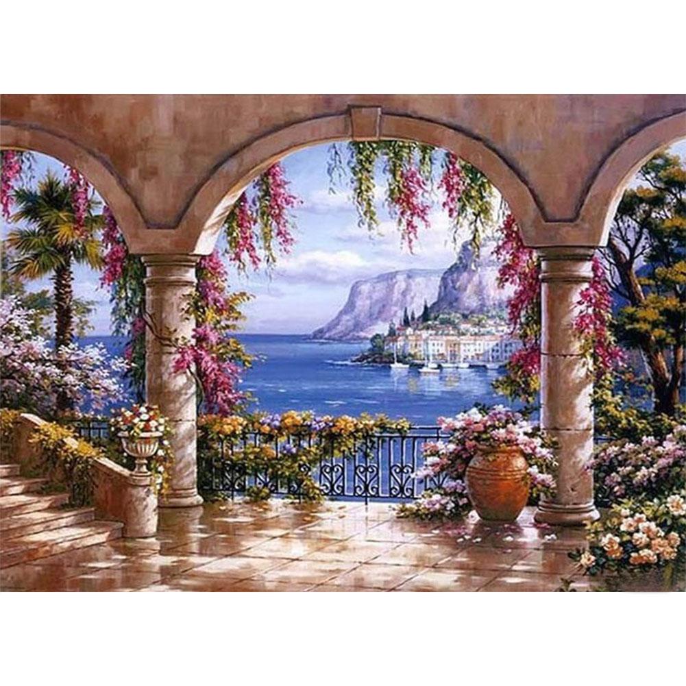 

40x50cm - Paint By Numbers Flower Arch, 501 Original