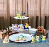 Eevee Family Cosplay Pikachu Enjoying Afternoon Tea Set - Pokemon Resin Statue - QN Studios