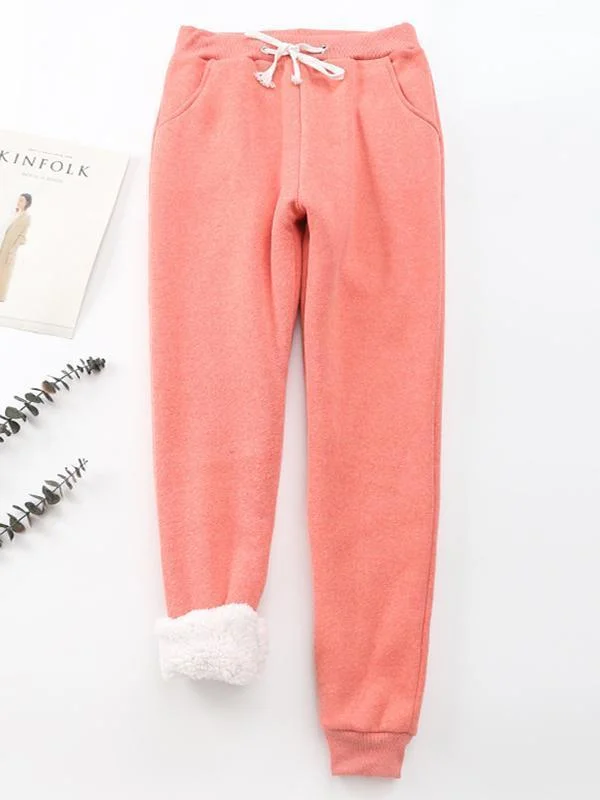 New Casual Cotton Round Neck Solid Sweatshirt & Pants