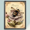 Flowers And Bees - 11CT Counted Cross Stitch 40*55cm/15.75*21.65in