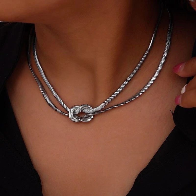 Vintage Style Minimalist Geometric 304 Stainless Steel Jewelry Set