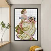 (Multi Style)Queen Of Seasons-Full Embroidery 2 Strands 14CT Stamped Cross Stitch-41*59CM