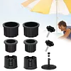 Umbrella Base Stand Hole Ring Plug Cover for Backyard Patio Table Decks (8Pcs)