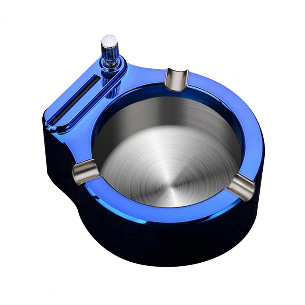 

Cigarette Ashtray Smokeless Ashtray Ash Tray Decorative Crafts for Home, Gold, 501 Original