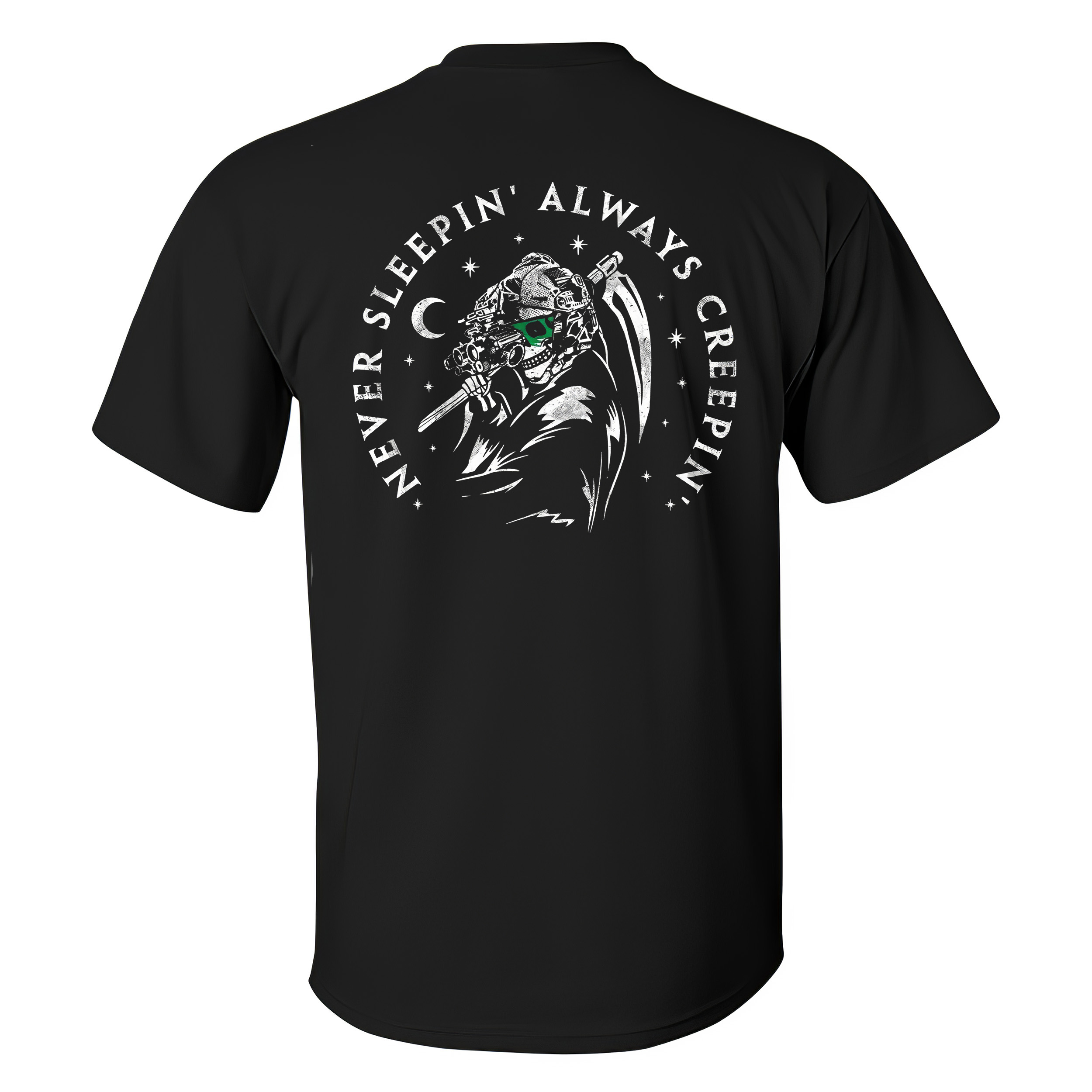 Never Sleepin' Always Creepin T-shirt - Livereid
