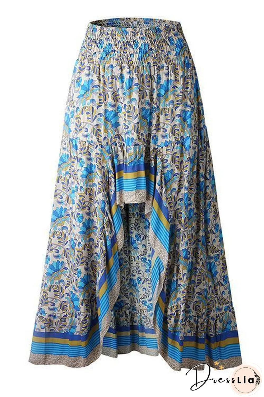 Print Irregularity Skirts